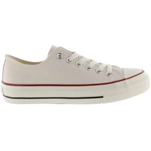Baskets en toile brillante Victoria Tribu - Blanc - Homme - 39 pas cher