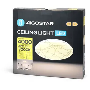 Aigostar Plafonnier B10310zv8 36w 4000 Lumens pas cher