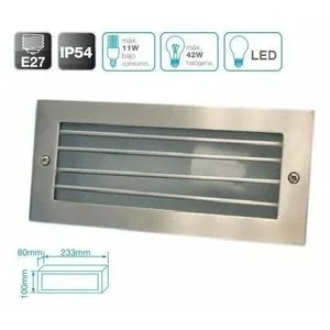 Applique murale en aluminium à grille encastrée GSC 0701912 pas cher