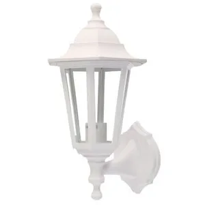 GSC Lanterne de jardin à bras réversible Bagan Série E27 IP44 Blanc