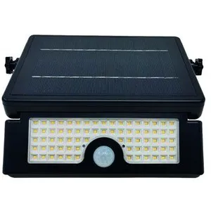 GSC Spot solaire led Cela avec détecteur de mouvement et crépusculaire 6W 3000 - 4000 - 6000K IP54 Noir pas cher