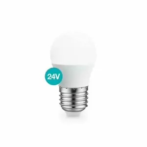 GSC Ampoule led sphérique 5W E27 3000K 24V pas cher