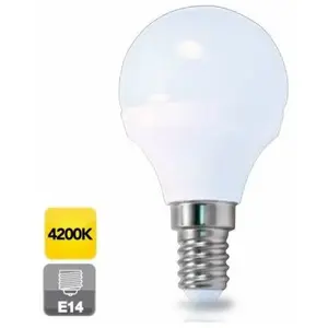 E14 5W ampoule led sphérique lumière du jour 4200K 470 lm GSC 2002346 pas cher