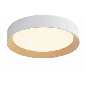 GSC Plafonnier led Peranka 42W 4000K Blanc + Effet Bois pas cher