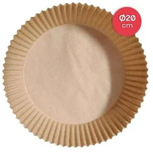 GSC Papier rond pour friteuse à air Ø20cm (Pack de 100 unités)