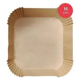 GSC Papier pour friteuse à air carré 16x16cm (Pack de 100 unités) pas cher