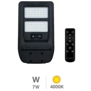 GSC Lampadaire solaire LED Buat avec capteur de mouvement et de crépuscule 7W 4000K IP65 pas cher