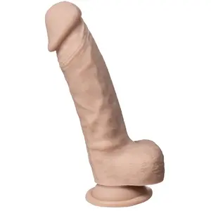 SILEXD - Real Skin Dildo met Zuignap - Model 1 - 21 x 4.2 cm - Lichte Huidskleur