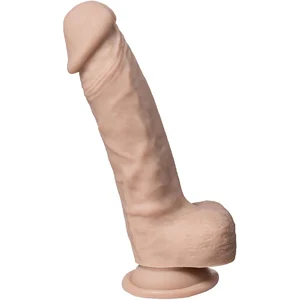 SILEXD - Real Skin - Realistische Dildo - Model 1 - 18 cm - Lichte Huidskleur