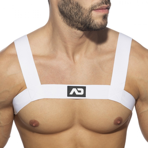 Harnais Élastique AD FETISH Basic Blanc blanc XL/XXL