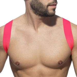 Harnais élastique Spider Neon Rose rose M/L