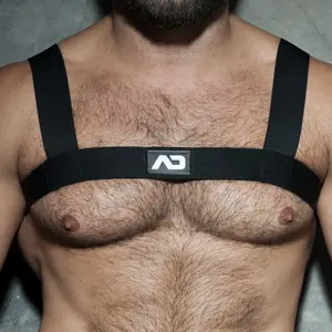 Harnais Élastique AD FETISH Basic Noir noir XL/XXL
