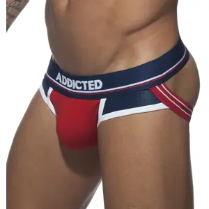 Addicted Jockstrap PUSH UP SPORT Rouge rouge S pas cher