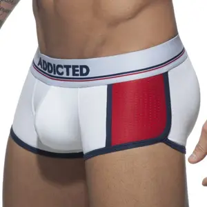 Addicted Boxer rembourré SPORTIVE TRUNK Blanc blanc XS pas cher