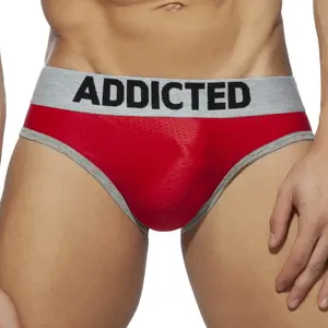 Addicted Bikini Brief Dick Up Rouge rouge XS pas cher