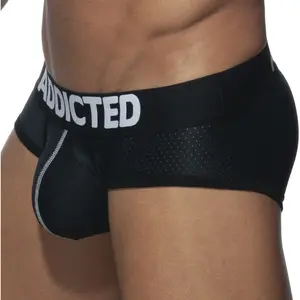 Addicted Slip PUSH UP MESH Noir noir L pas cher