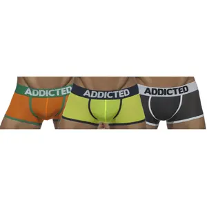 Addicted Three Pack Light 3 Boxers multicolore XS pas cher