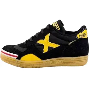 Munich Chaussures de sport unisexes Gresca Kid's, Noir/jaune 02, 34 EU pas cher