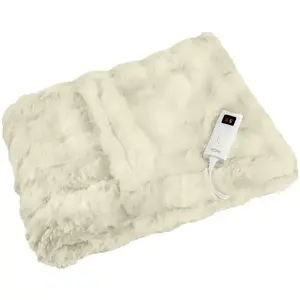 Solac Solac Krakovia+ Couverture chauffante 165 W Beige Tissu, Toison pas cher