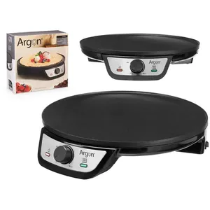Argon Crêpes-Maker Y-8906 Y-8906 Schwarz 1200 W, Fun Kitchen, Noir pas cher