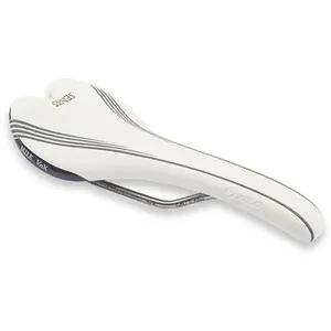 Selle de vélo VELO Miles Vex rails en alliage CrN / Ti. Unisexe. Blanc pas cher
