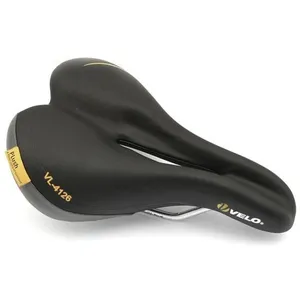 Selle de vélo femme VELO - noir - TU - Double densité - Découpe de zone - 371 g pas cher