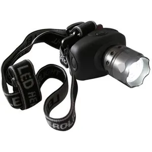 ELECTRO DH Lampe frontale led 3W rechargeable avec zoom pas cher