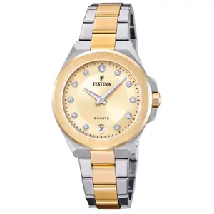 Festina Dress Watch F20702/2, Gold, bracelet pas cher