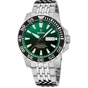 Comparateur de prix : Montre - FESTINA - Diver Professional F20661/2 - Etanche 10 ATM - Vert - Homme