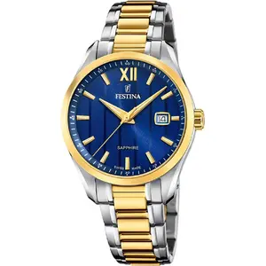 Festina, Montre, Fabriqué en Suisse, Argent, (Montre analogique, 38 mm) pas cher
