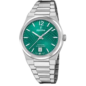 Montre - FESTINA - SWISS MADE - Acier - Noir - Étanchéité 5 ATM pas cher