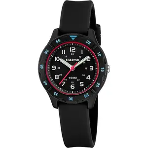 Calypso Mixte Analogique Quartz Montre avec Bracelet en Polycarbonate ...