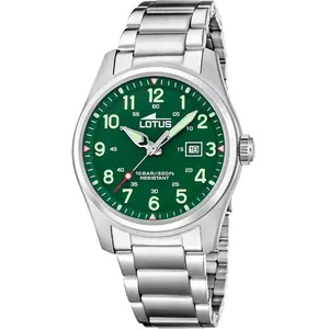 Montre - Acier Vert - Lotus - 19054/3 pas cher