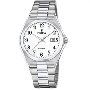 Montre - Festina - F20552-1 - Argent - Blanc - Étanchéité 5 ATM pas cher