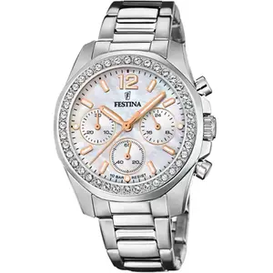 Comparateur de prix : Festina, Montre, Boyfriend, Argent, (Chronographe, 38 mm)