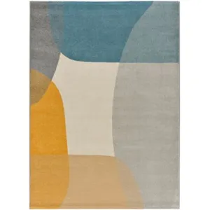 Tapis ATTICGO géométrique 140 x 200 cm MONIC 12322 multicolore