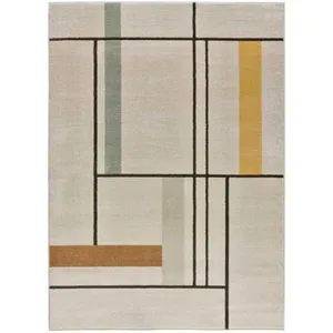 Tapis ATTICGO scandinave 120 x 170 cm DOMUS 32302 multicolore pas cher