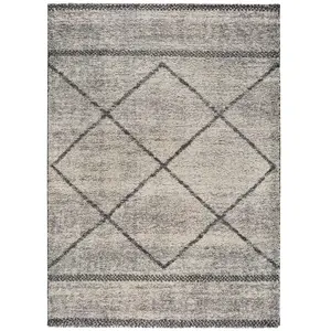 Tapis ATTICGO ethnique 160 x 230 cm KASBAH 8626 gris