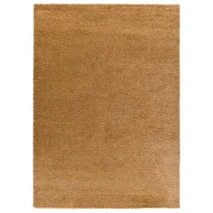 Tapis ATTICGO shaggy uni 120 x 180 cm ATLAS camel