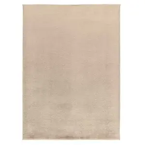 Tapis ATTICGO uni 60 x 100 cm CORALINE LISO beige pas cher