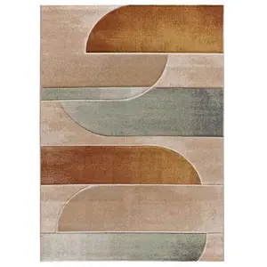 Tapis ATTICGO abstrait 140 x 200 cm SORA 40323 multicolore pas cher