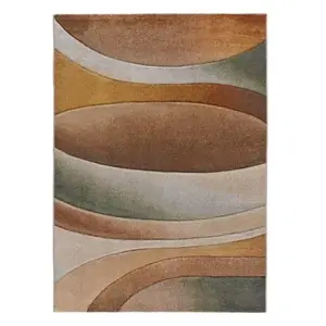 Tapis ATTICGO abstrait 80 x 150 cm SORA 40324 multicolore pas cher