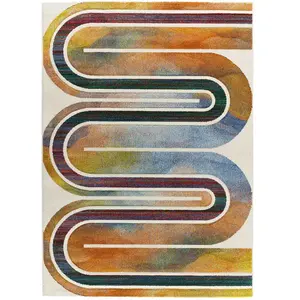 Tapis ATTICGO géométrique 160 x 230 cm SYBIL 40403 multicolore