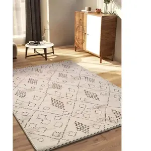 Tapis ATTICGO ethnique 80 x 120 cm CERES 54008 crème et marron pas cher