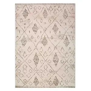 Tapis ATTICGO ethnique 200 x 285 cm CERES 54008 crème et marron
