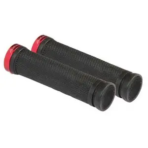 Poignées VTT ergonomiques en caoutchouc souple - Massi Pro Lock Comp 4.1 - Noir pas cher