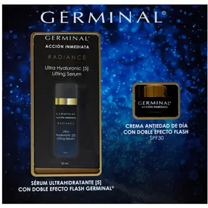 Germinal, Set cadeau beauté, Immediate Action Radiance Hyaluronic Acid Case 2 Stück (Kit de soins du visage) pas cher