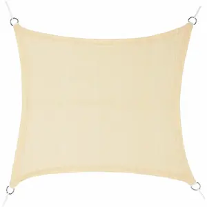 Schaduwdoeken Faura Beige 5 x 5 m Vierkant