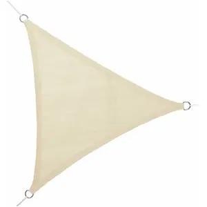 Auvent faura beige 3,6 x 3,6 x 3,6 m triangulaire pas cher
