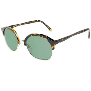 Lunettes de soleil - LGR - ZANZIBAR-HAVANA-09 - Couleur Havana - Ø 50 mm - Mixte pas cher